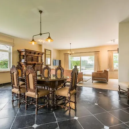 Villa With Heated Swimming Pool, Sauna And Garden Damme